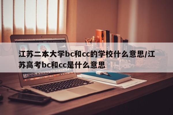 江苏二本大学bc和cc的学校什么意思/江苏高考bc和cc是什么意思