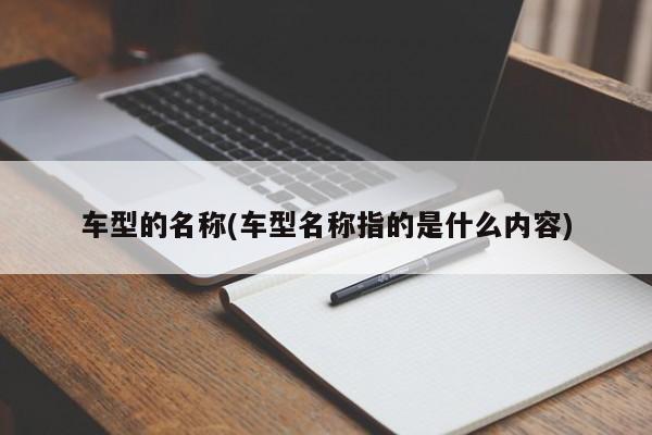 车型的名称(车型名称指的是什么内容)
